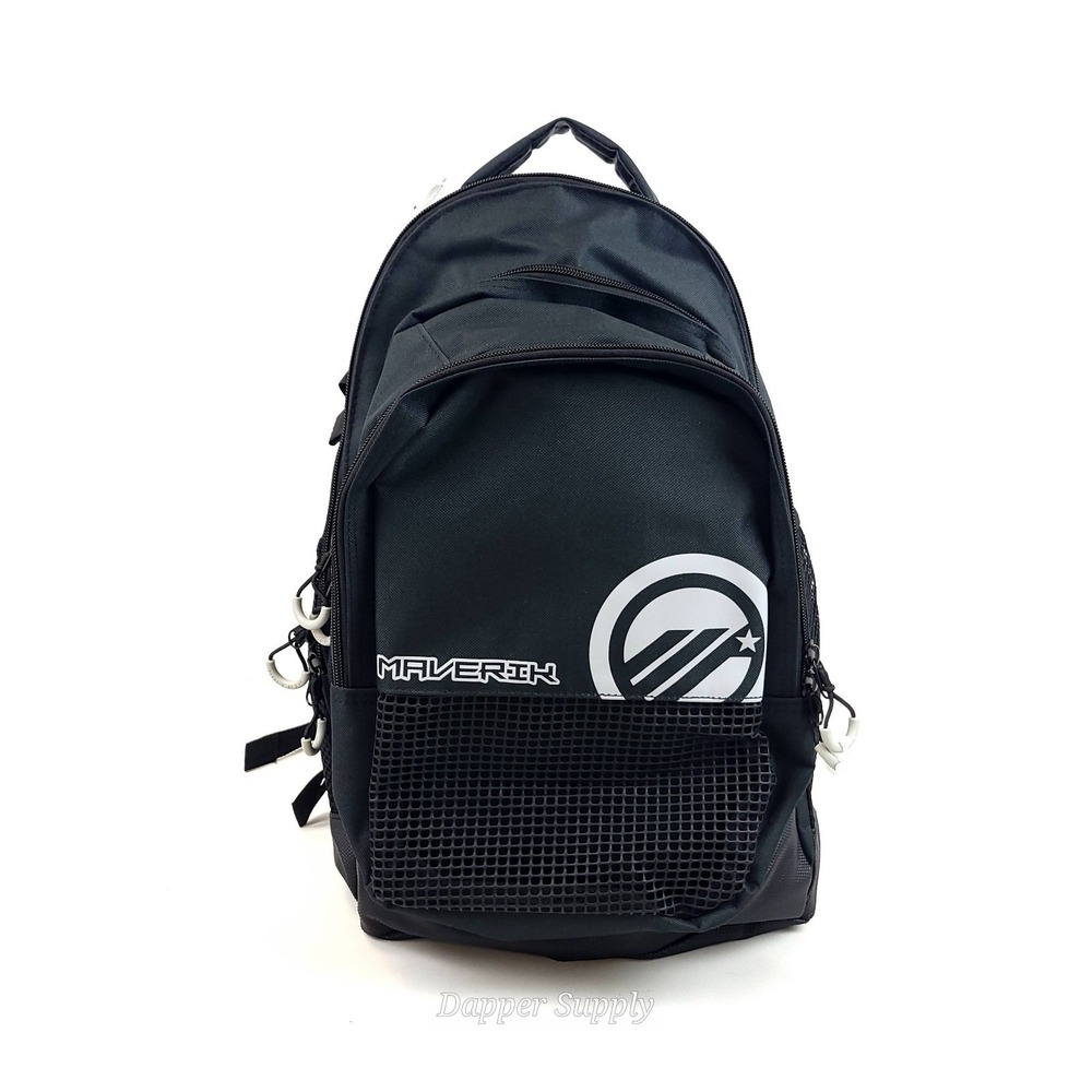 Maverik Storm Backpack Lacrosse Bag Black 18x12x13"